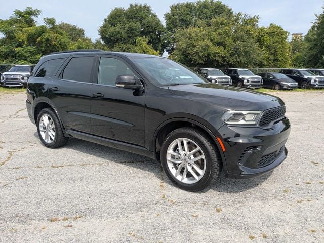 2024 Dodge Durango GT Plus in Db Black Crystal Clearcoat — front three-quarter view