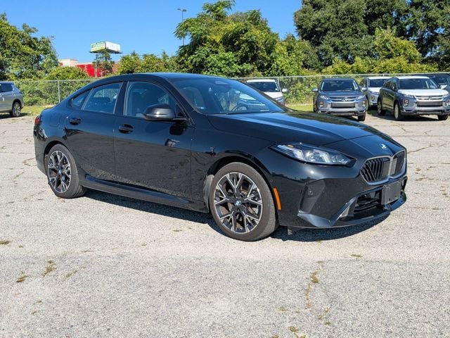 2025 BMW 2 Series 228 xDrive Gran Coupe in Black Sapphire Metallic — front three-quarter view